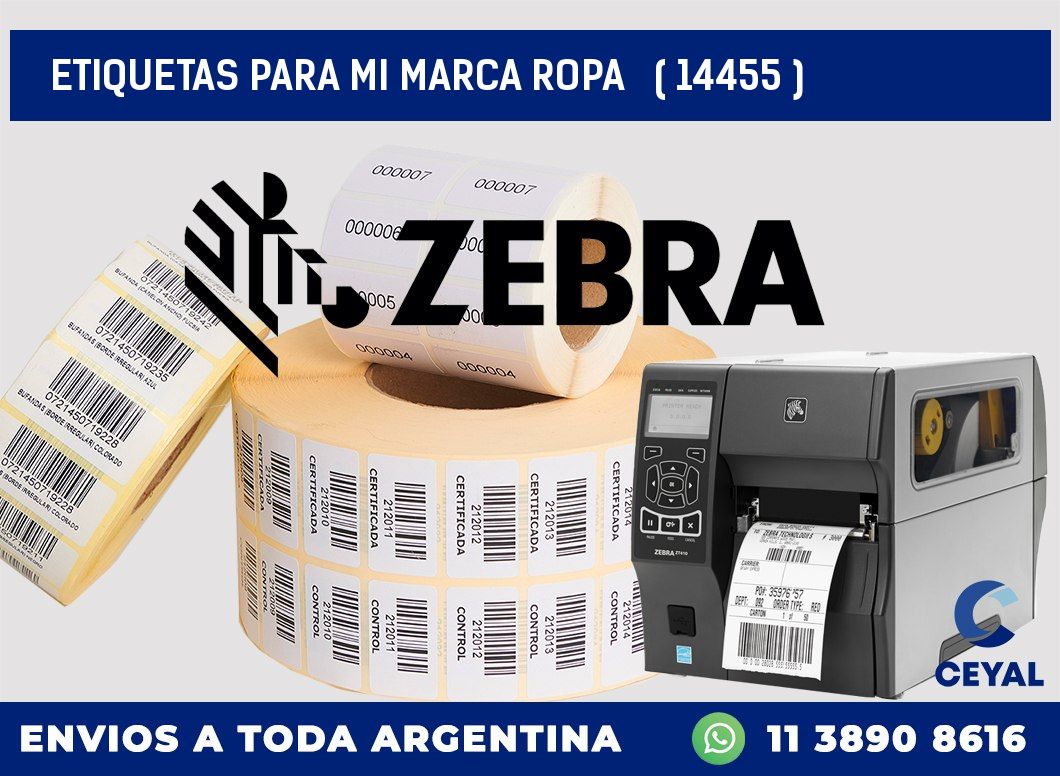 ETIQUETAS PARA MI MARCA ROPA ( 14455 )