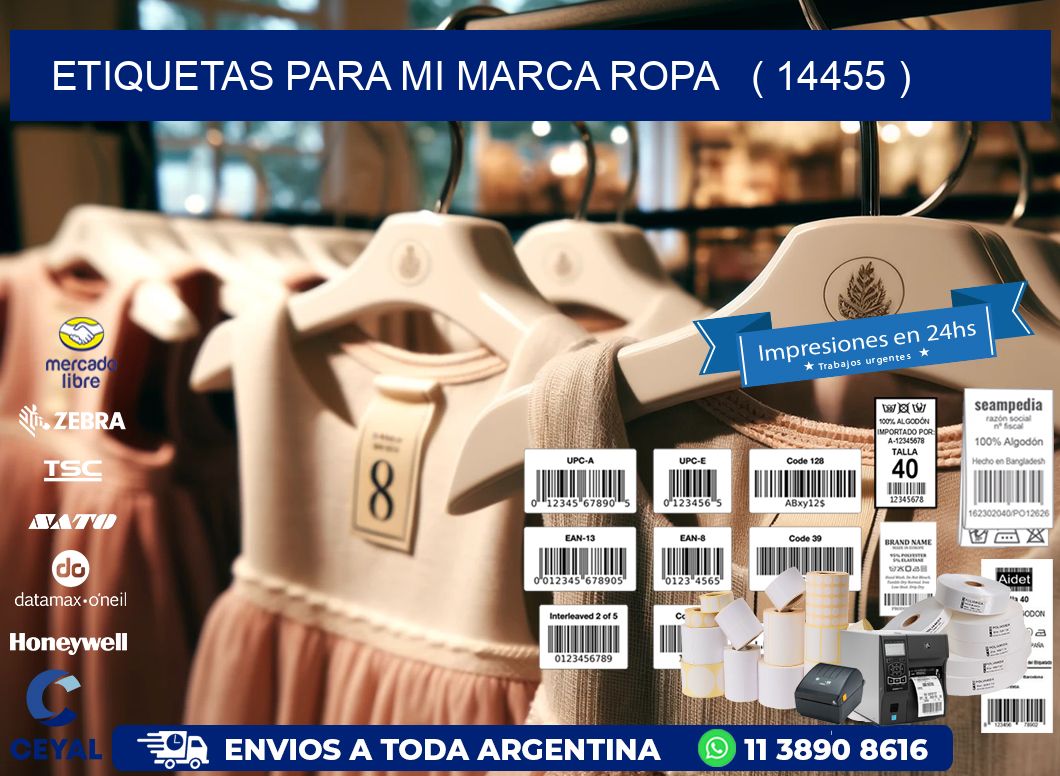 ETIQUETAS PARA MI MARCA ROPA ( 14455 )