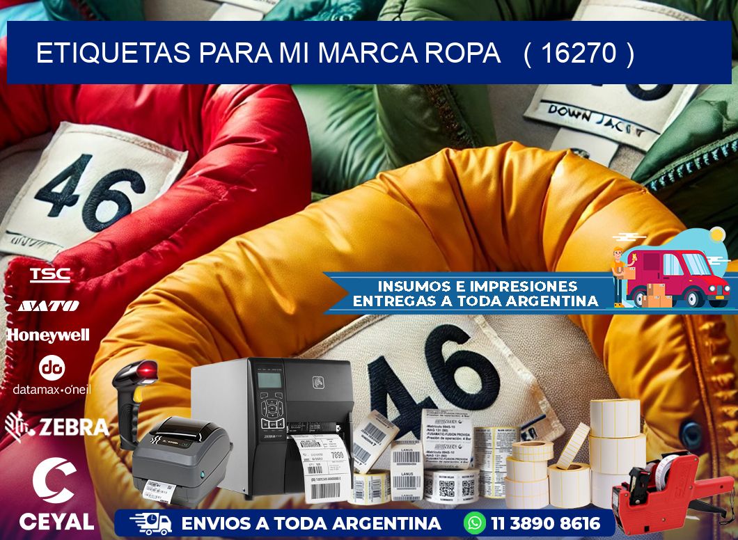 ETIQUETAS PARA MI MARCA ROPA   ( 16270 )