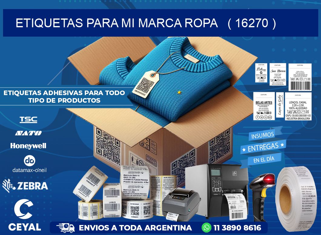 ETIQUETAS PARA MI MARCA ROPA   ( 16270 )