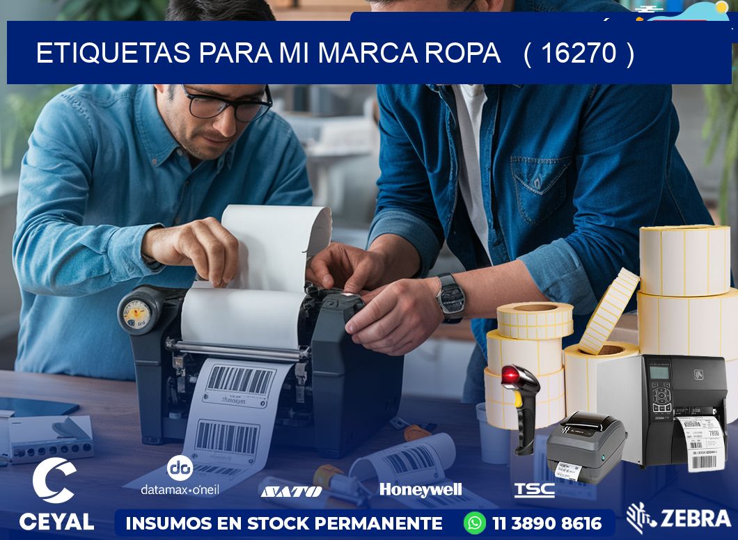 ETIQUETAS PARA MI MARCA ROPA   ( 16270 )