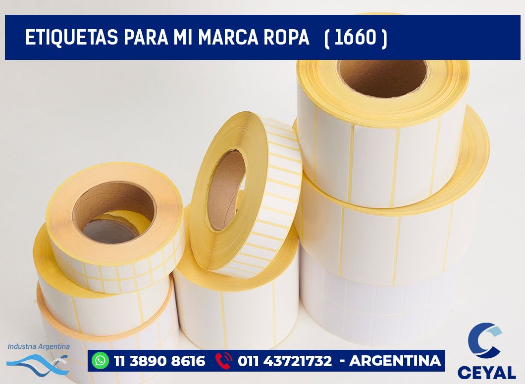 ETIQUETAS PARA MI MARCA ROPA   ( 1660 )
