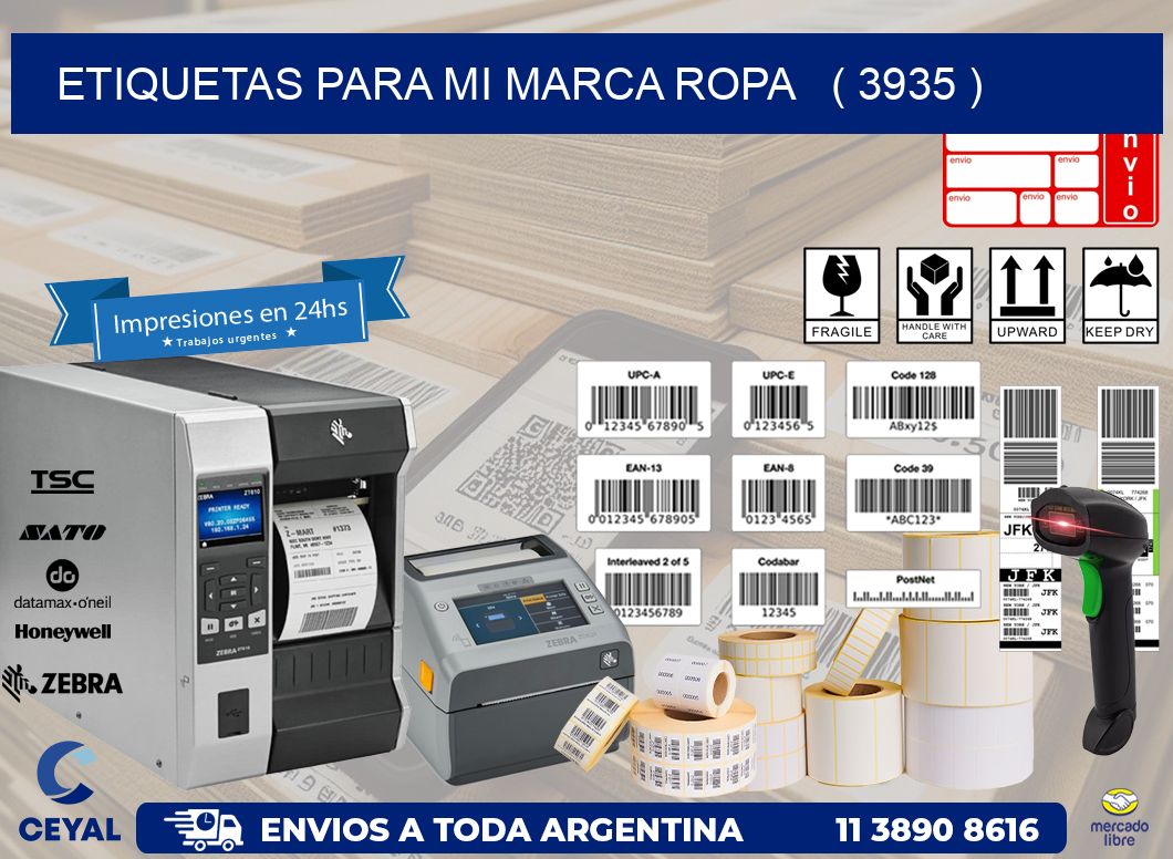 ETIQUETAS PARA MI MARCA ROPA ( 3935 )