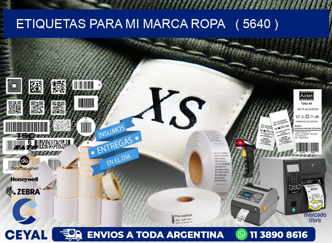 ETIQUETAS PARA MI MARCA ROPA   ( 5640 )