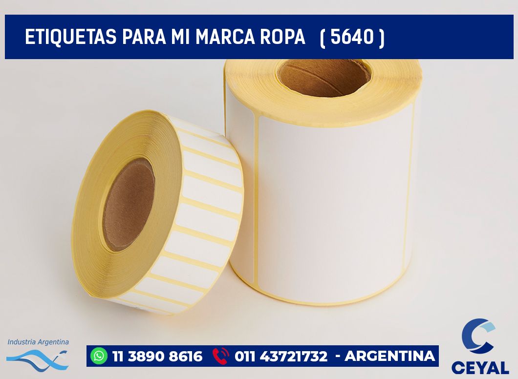 ETIQUETAS PARA MI MARCA ROPA   ( 5640 )