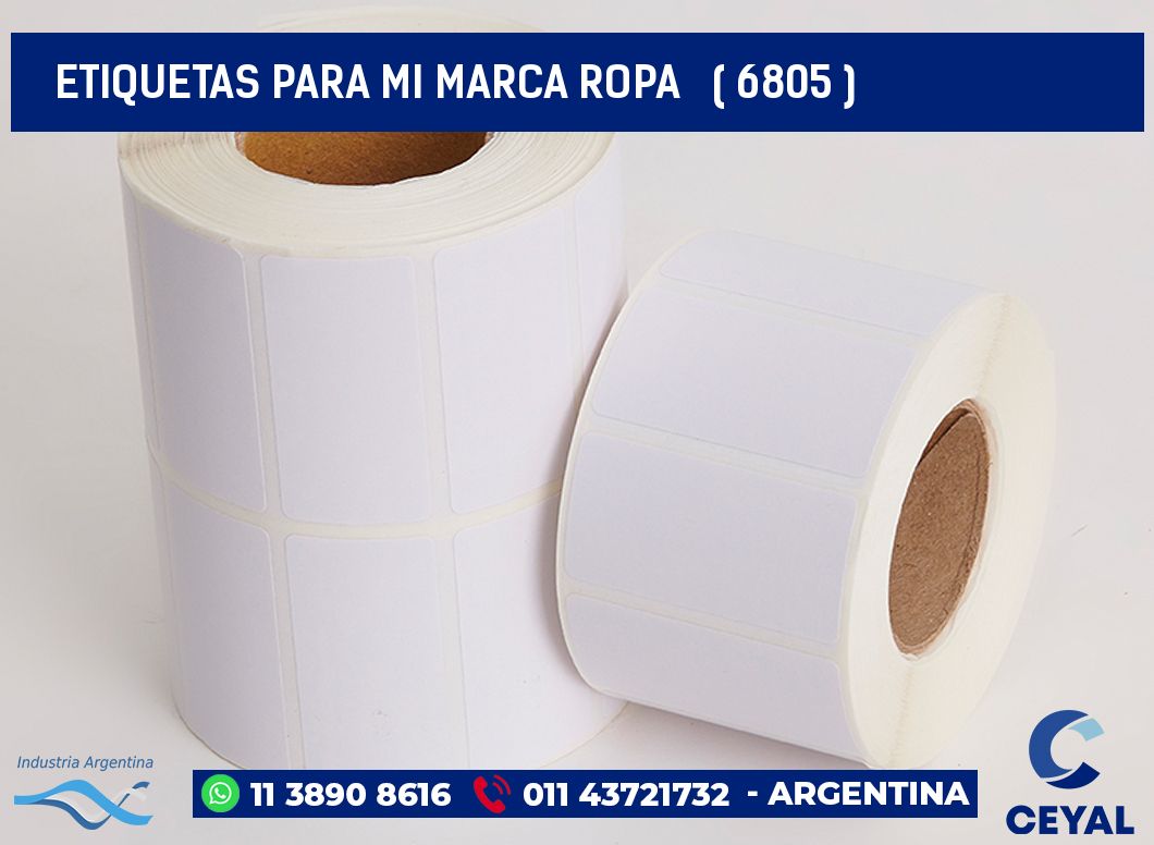 ETIQUETAS PARA MI MARCA ROPA ( 6805 )