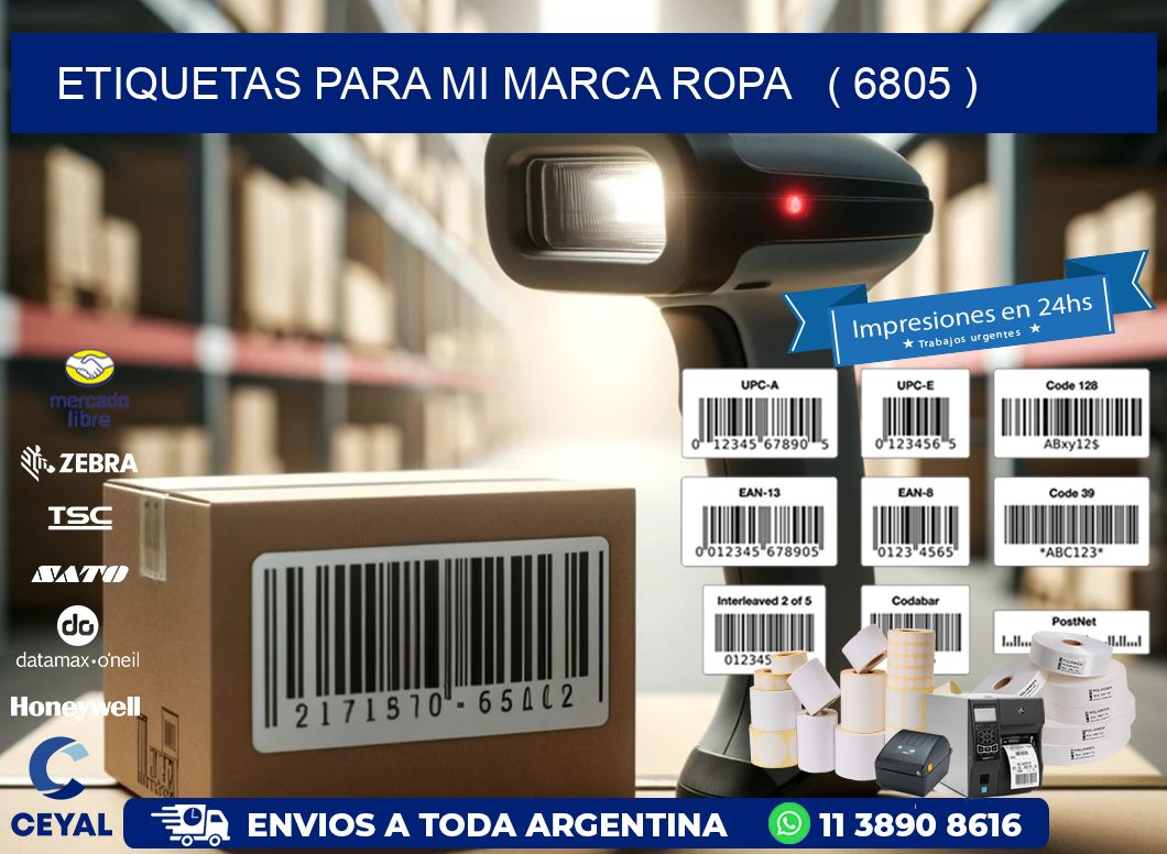 ETIQUETAS PARA MI MARCA ROPA ( 6805 )