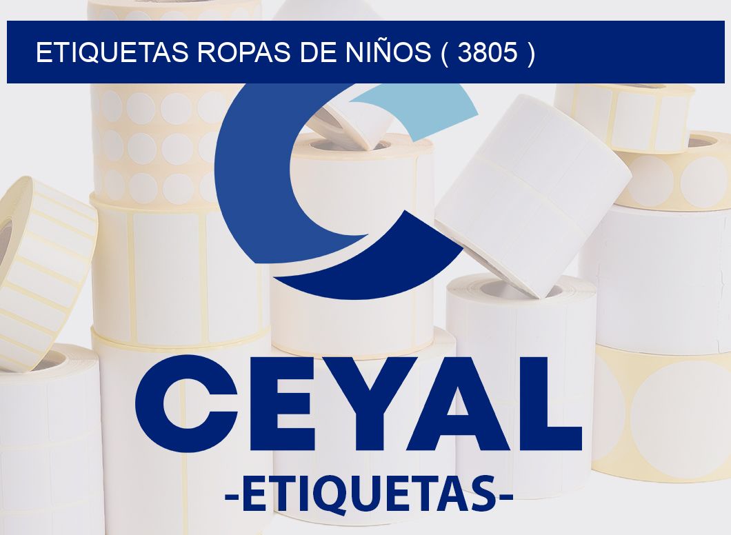 ETIQUETAS ROPAS DE NIÑOS ( 3805 )
