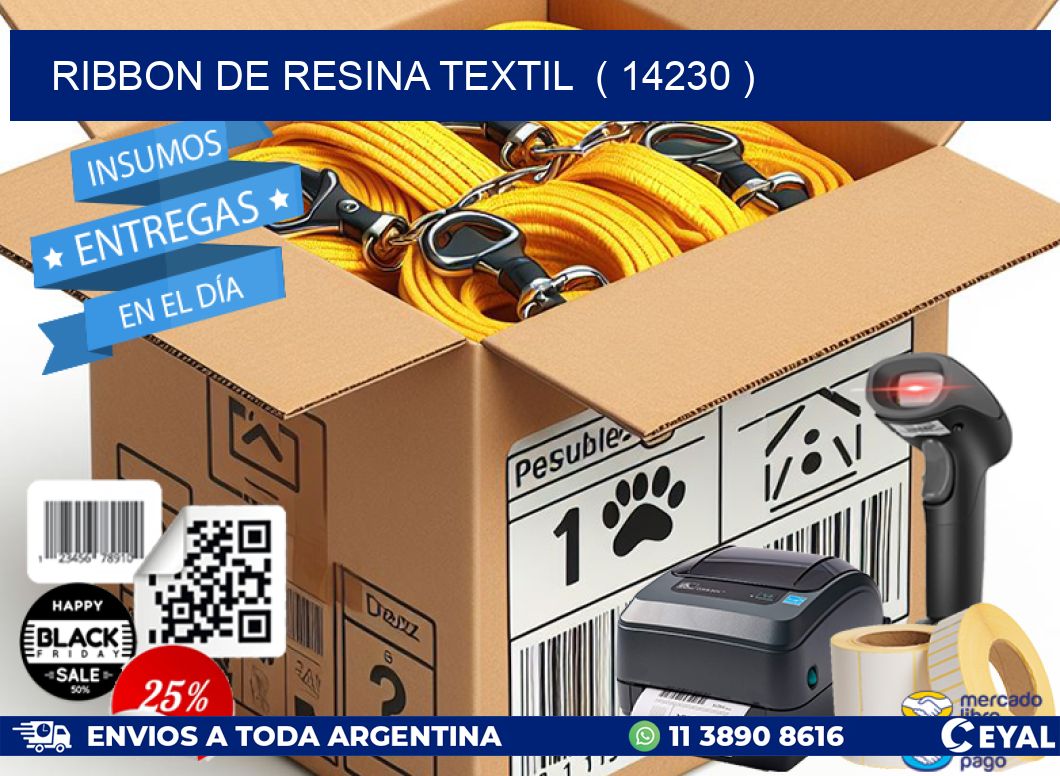 RIBBON DE RESINA TEXTIL ( 14230 )