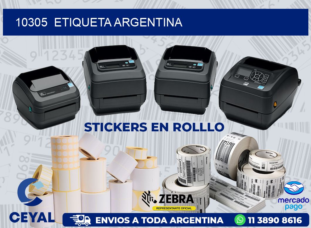 10305  ETIQUETA ARGENTINA