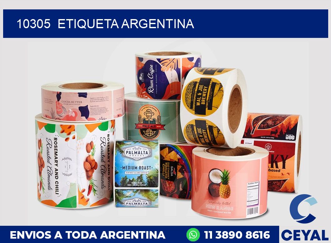 10305  ETIQUETA ARGENTINA