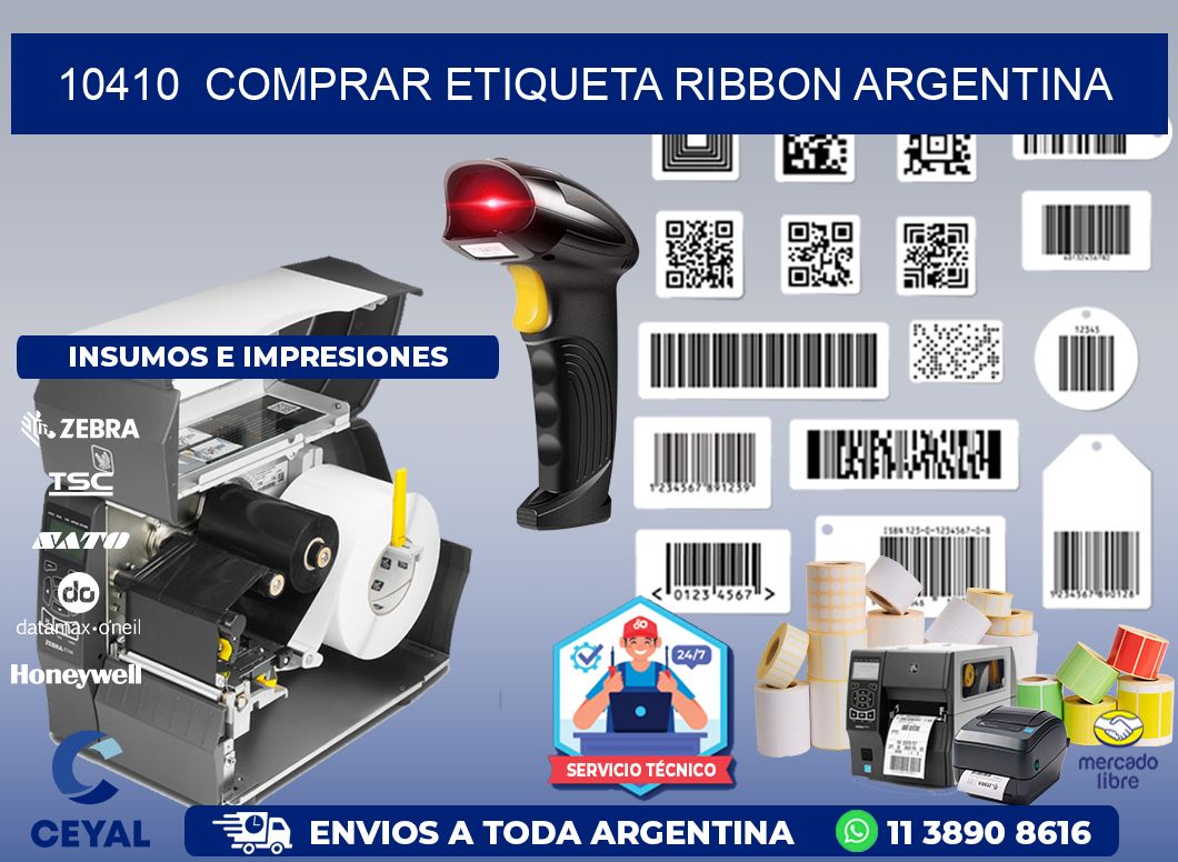 10410  COMPRAR ETIQUETA RIBBON ARGENTINA