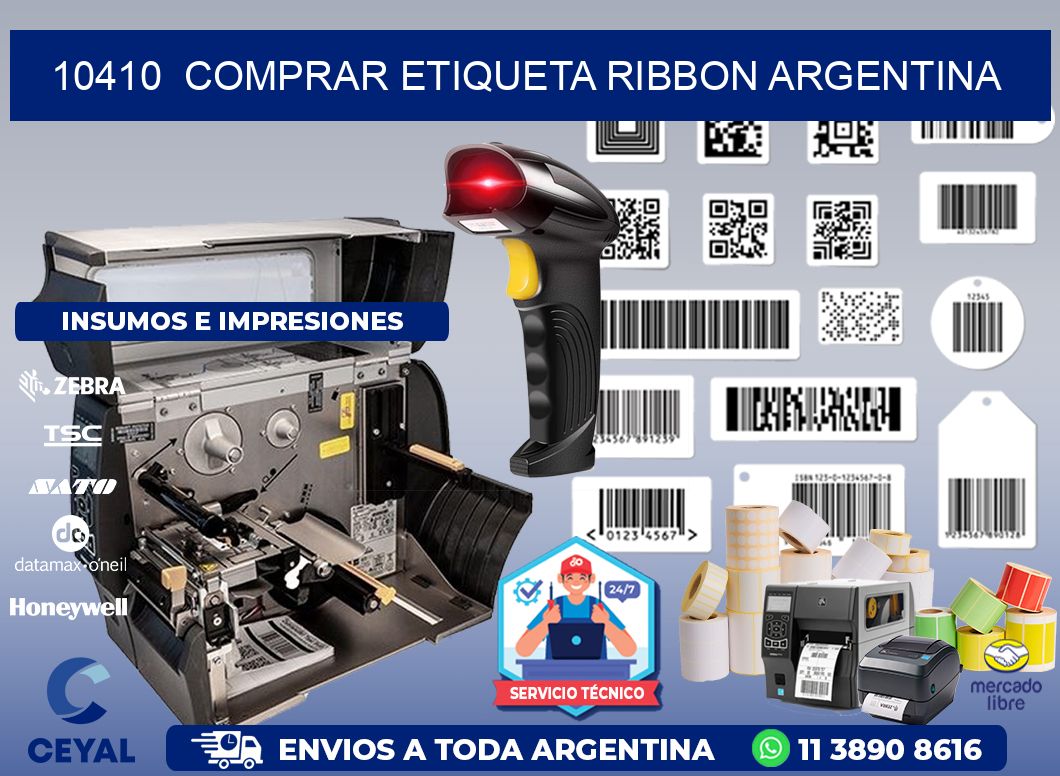 10410  COMPRAR ETIQUETA RIBBON ARGENTINA