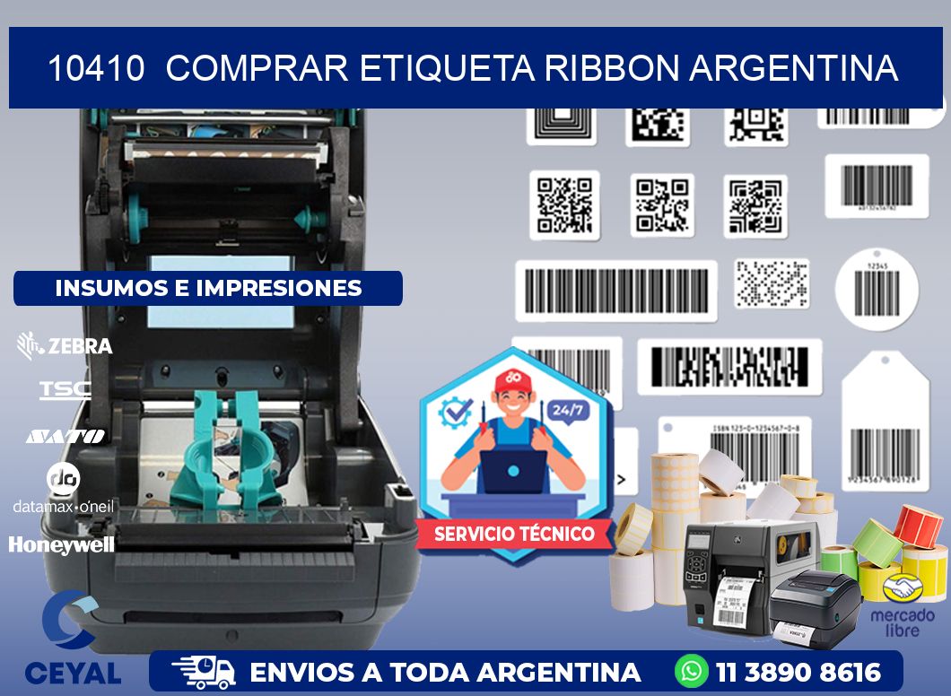 10410  COMPRAR ETIQUETA RIBBON ARGENTINA