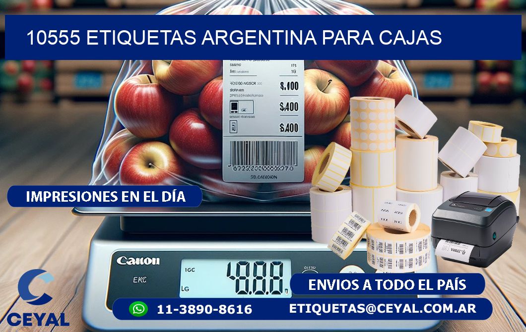 10555 ETIQUETAS ARGENTINA PARA CAJAS
