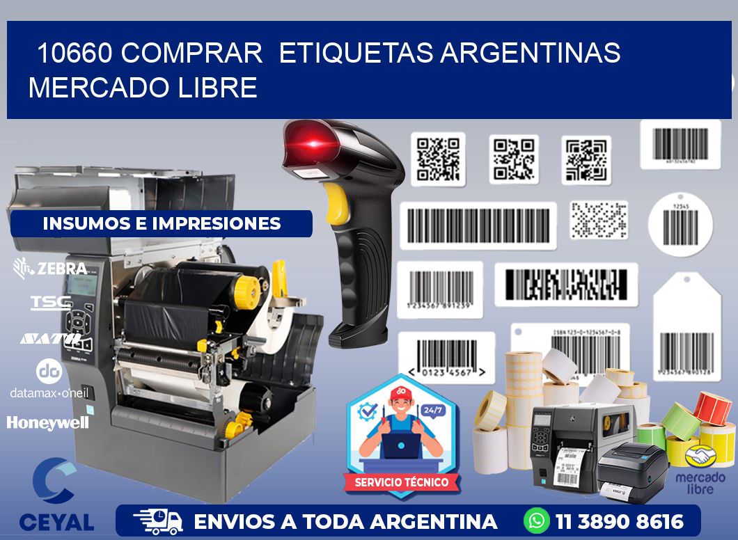 10660 COMPRAR ETIQUETAS ARGENTINAS MERCADO LIBRE
