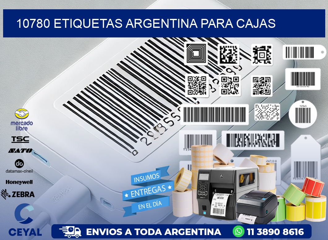 10780 ETIQUETAS ARGENTINA PARA CAJAS