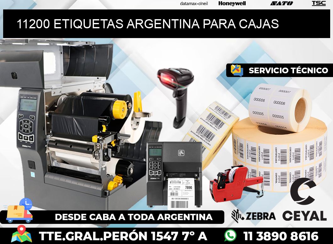 11200 ETIQUETAS ARGENTINA PARA CAJAS