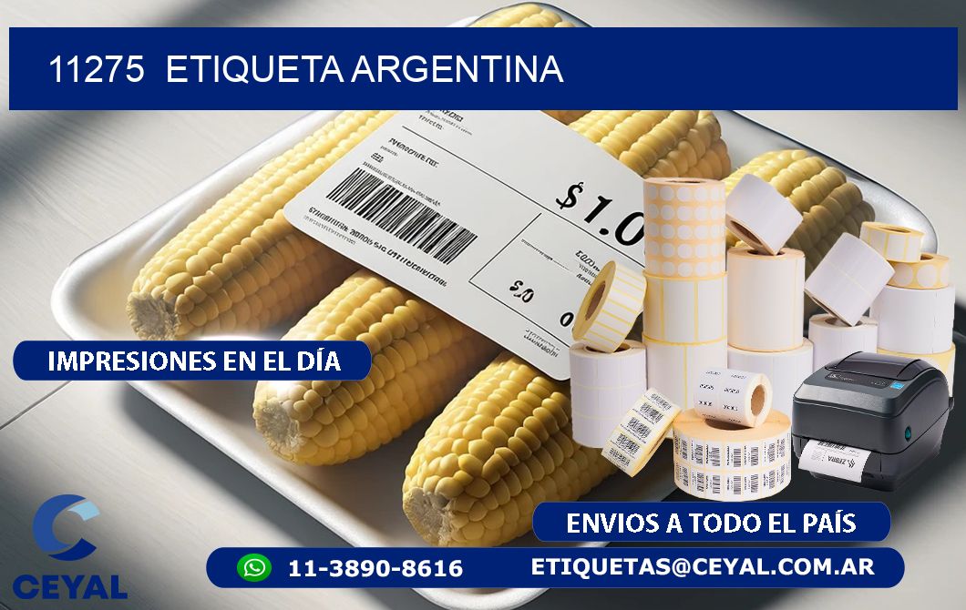 11275 ETIQUETA ARGENTINA
