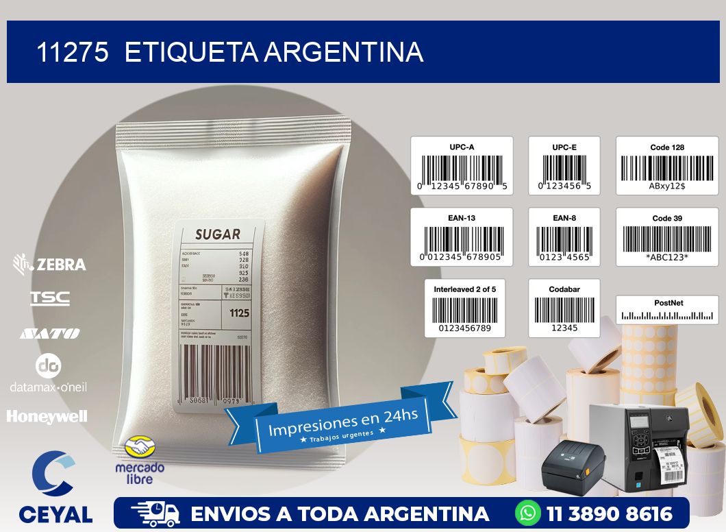 11275 ETIQUETA ARGENTINA