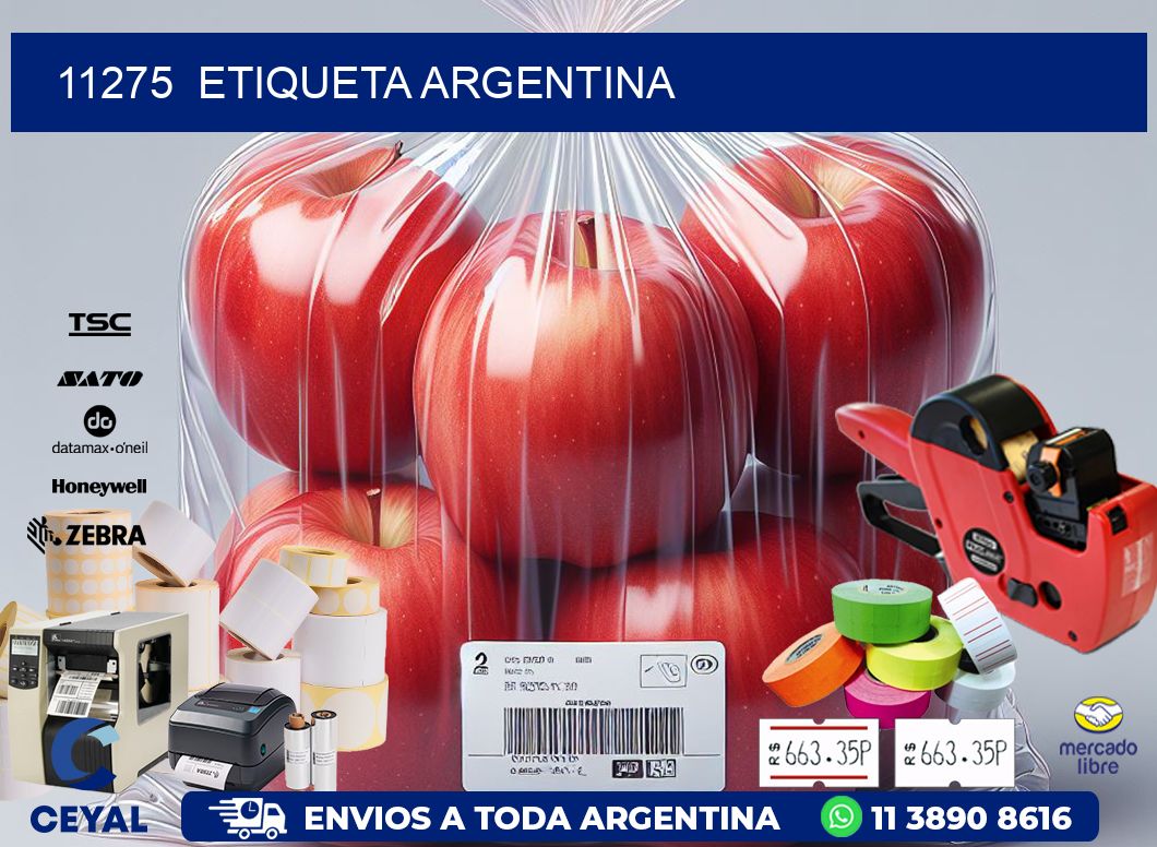 11275 ETIQUETA ARGENTINA