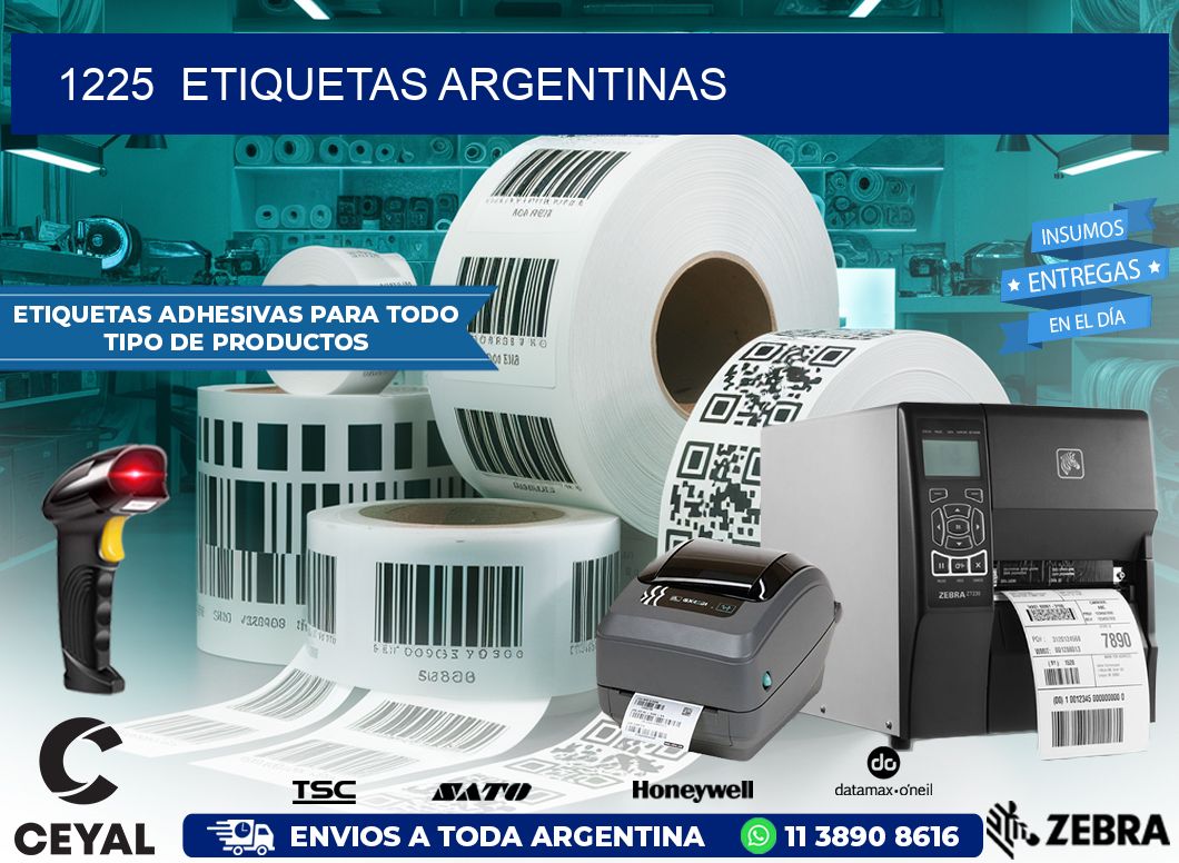 1225 ETIQUETAS ARGENTINAS