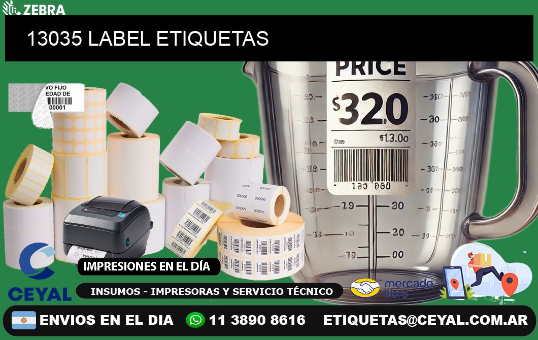 13035 LABEL ETIQUETAS