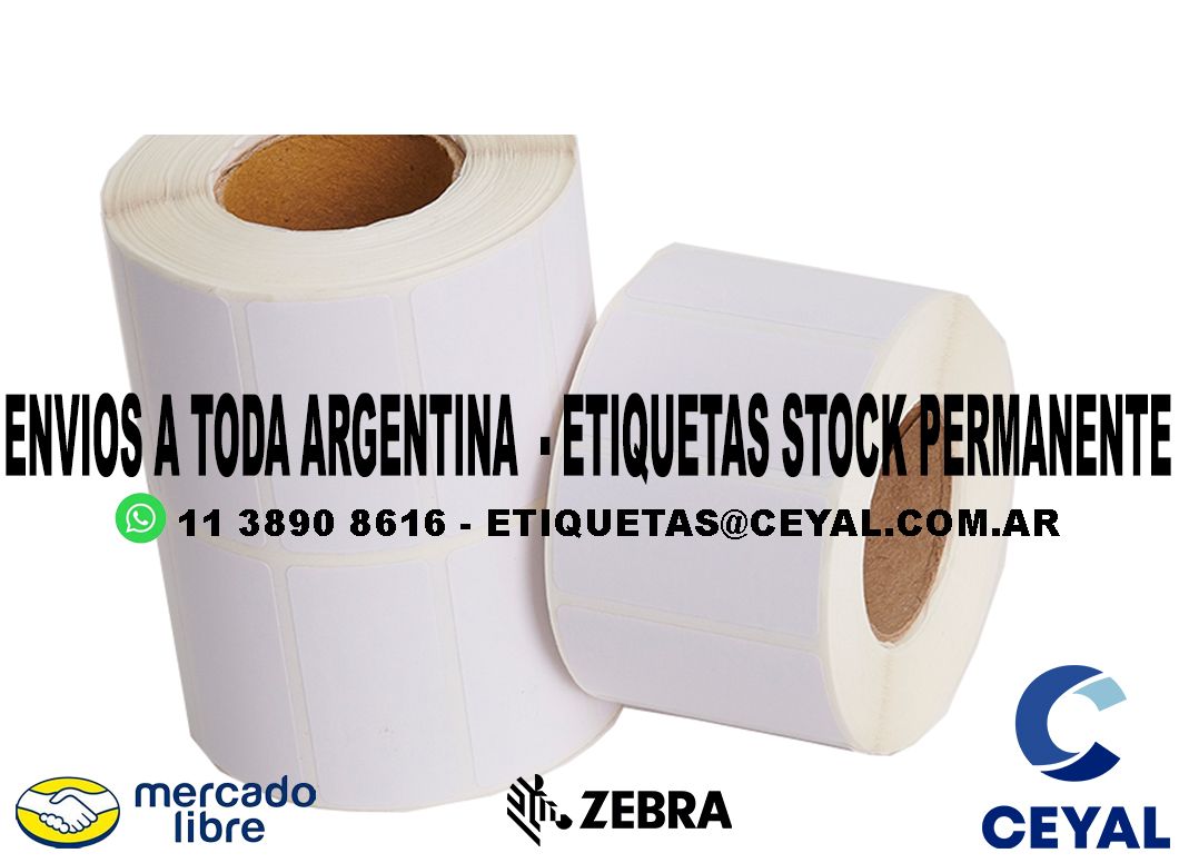 1600 ETIQUETAS PEGATINA 63 x 51 buje 40