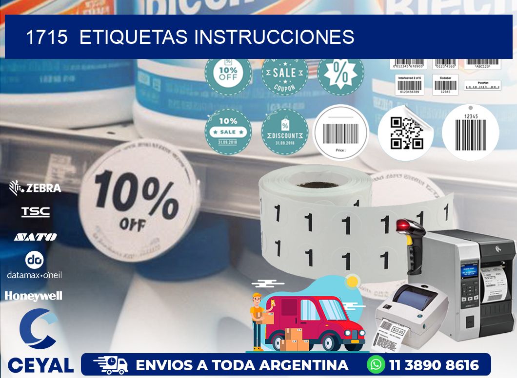 1715 ETIQUETAS INSTRUCCIONES