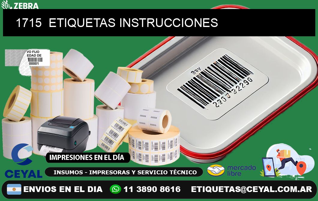 1715 ETIQUETAS INSTRUCCIONES