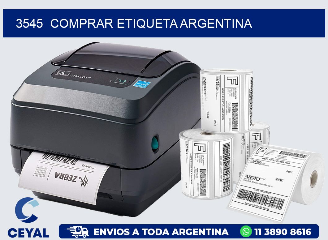 3545 COMPRAR ETIQUETA ARGENTINA