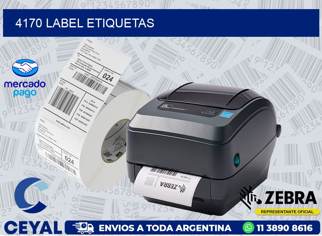 4170 LABEL ETIQUETAS