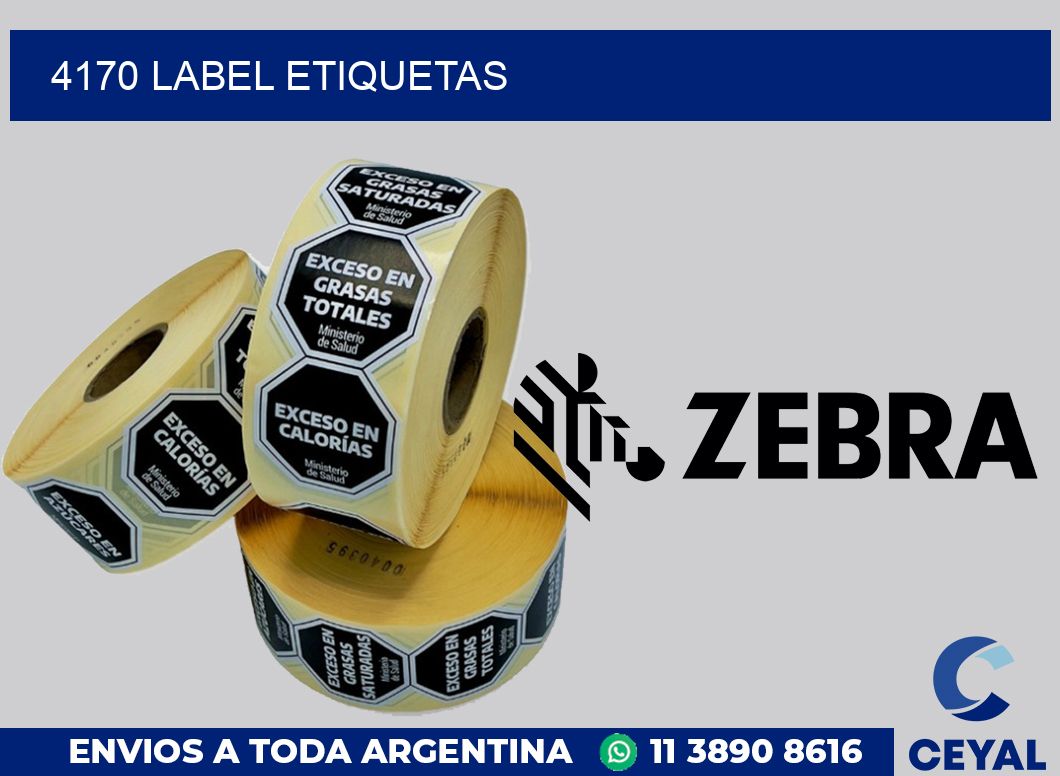 4170 LABEL ETIQUETAS