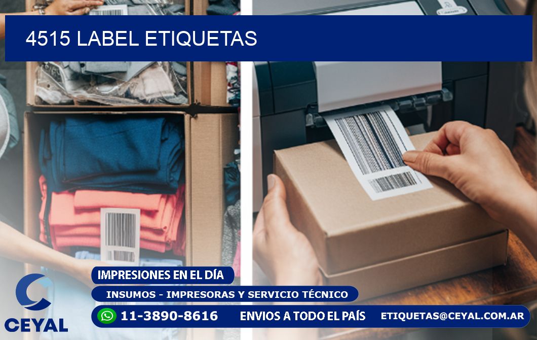 4515 LABEL ETIQUETAS
