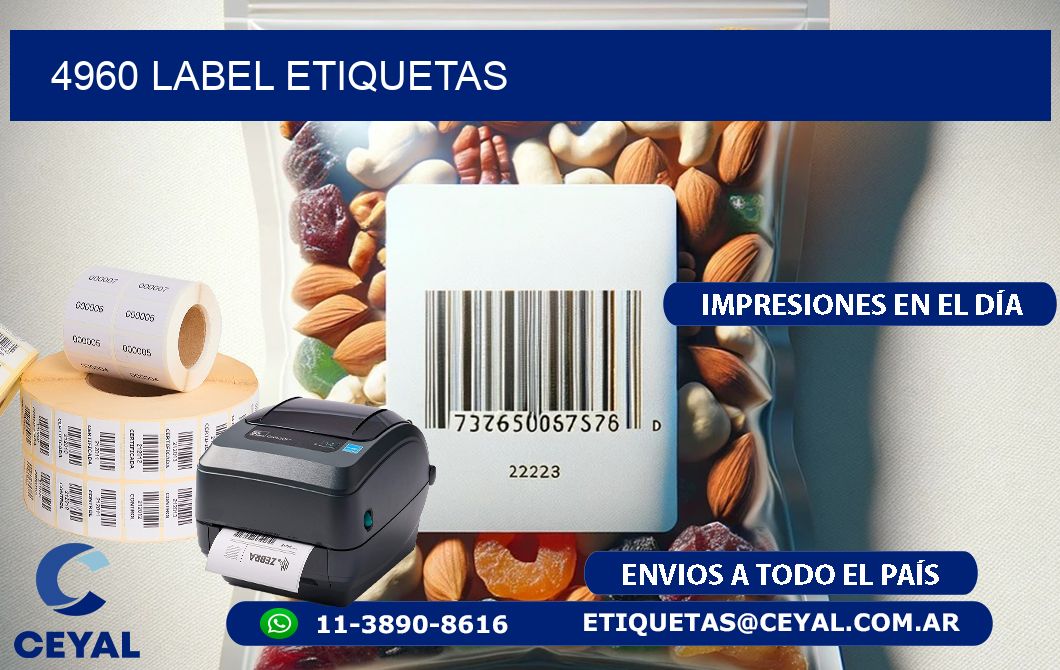 4960 LABEL ETIQUETAS