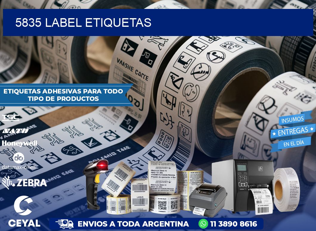5835 LABEL ETIQUETAS