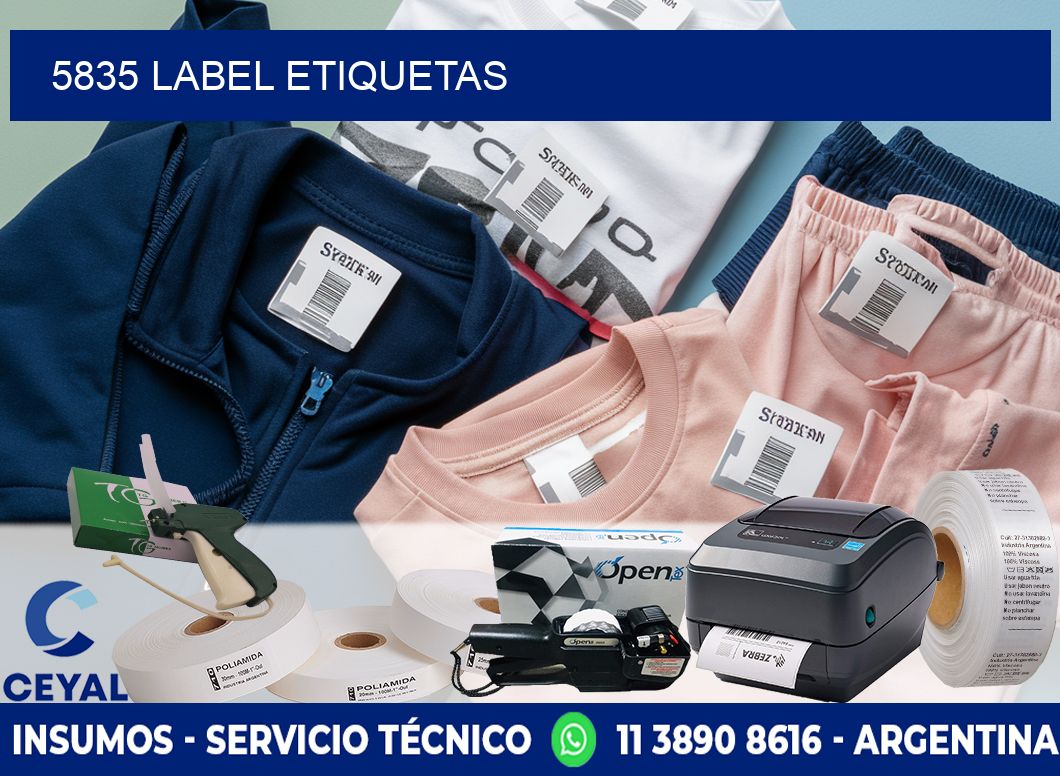 5835 LABEL ETIQUETAS