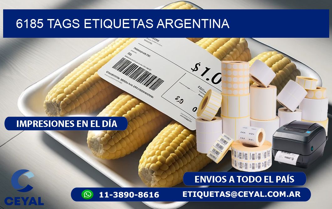 6185 TAGS ETIQUETAS ARGENTINA