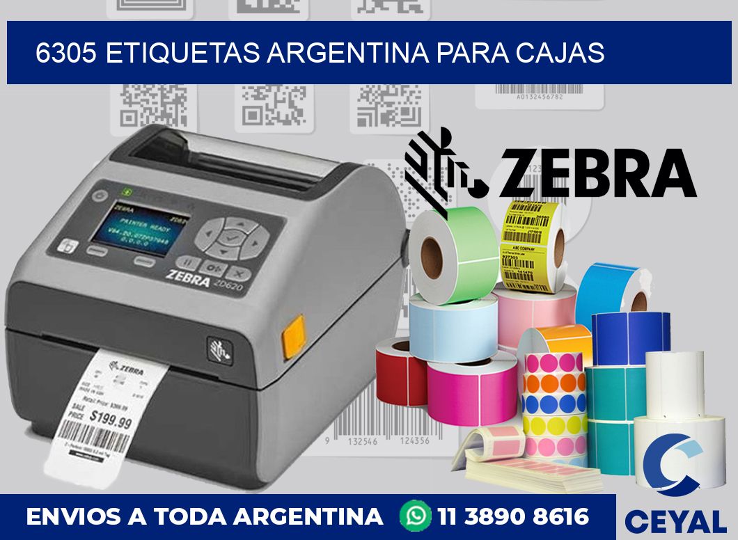 6305 ETIQUETAS ARGENTINA PARA CAJAS