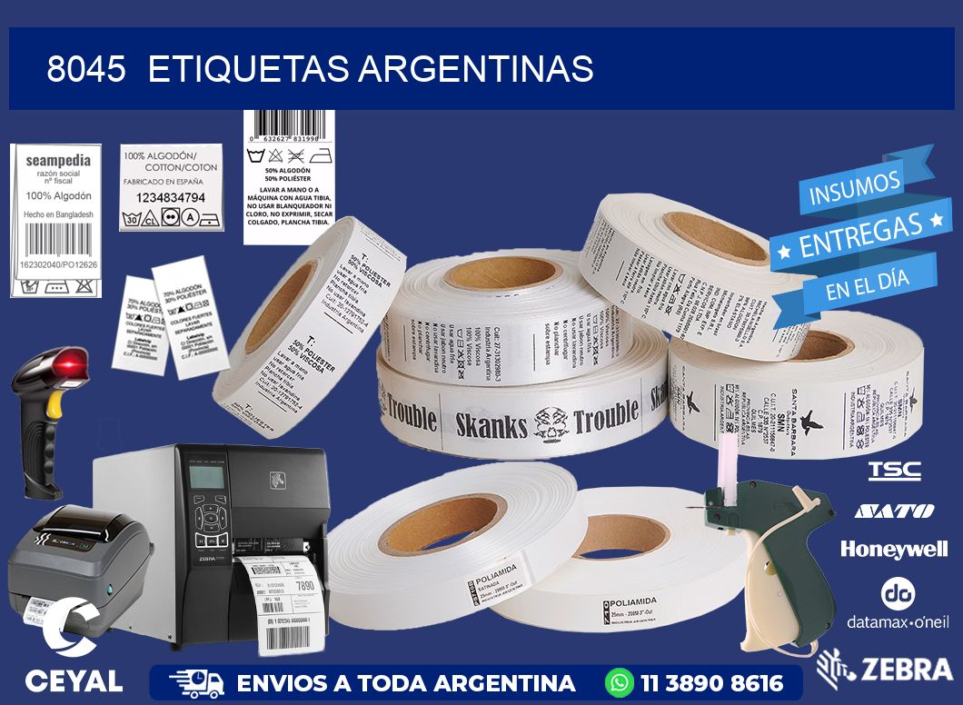 8045 ETIQUETAS ARGENTINAS