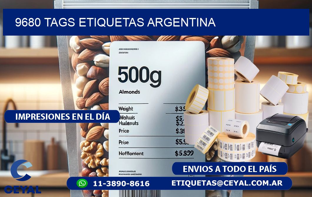 9680 TAGS ETIQUETAS ARGENTINA