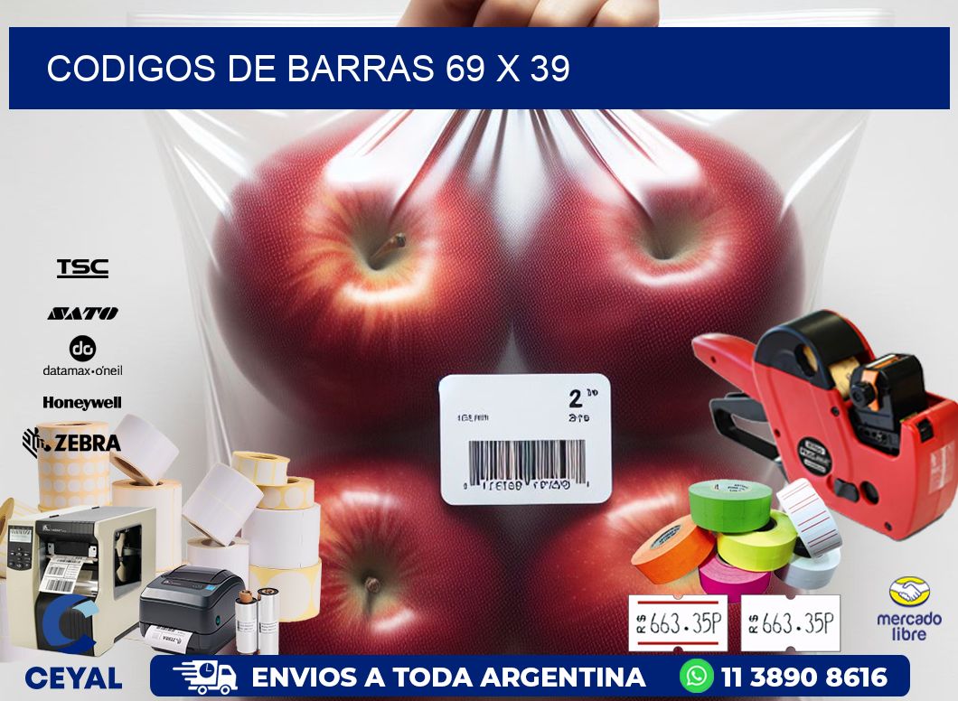CODIGOS DE BARRAS 69 x 39