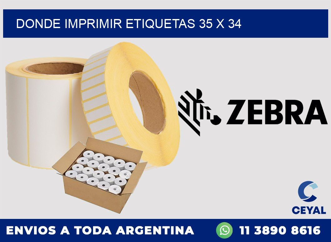 DONDE IMPRIMIR ETIQUETAS 35 x 34