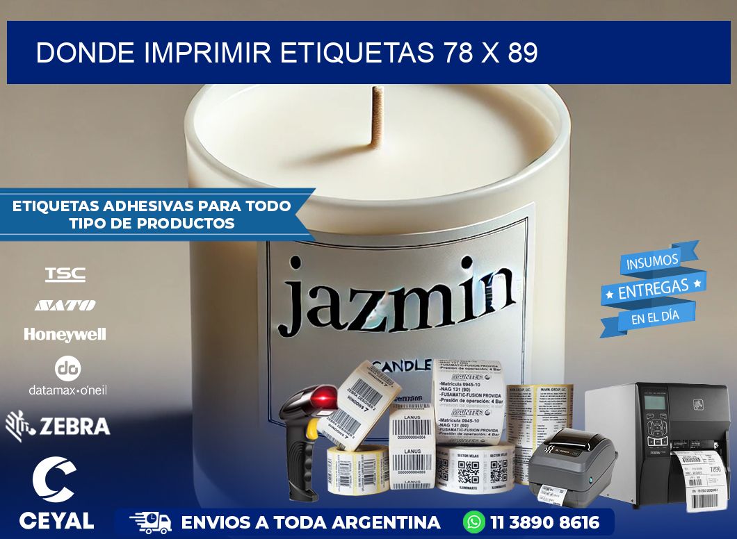 DONDE IMPRIMIR ETIQUETAS 78 x 89