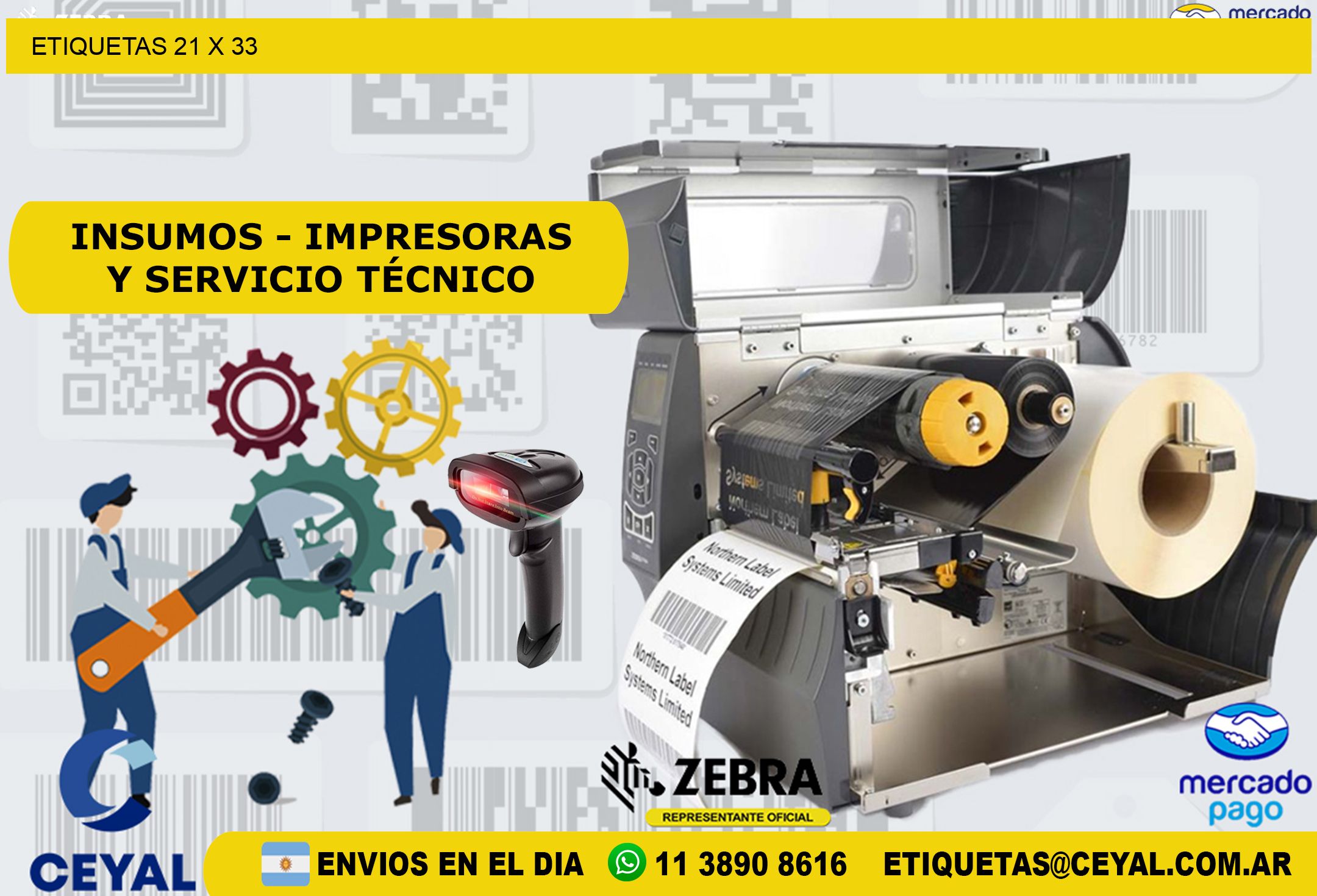 ETIQUETAS 21 x 33