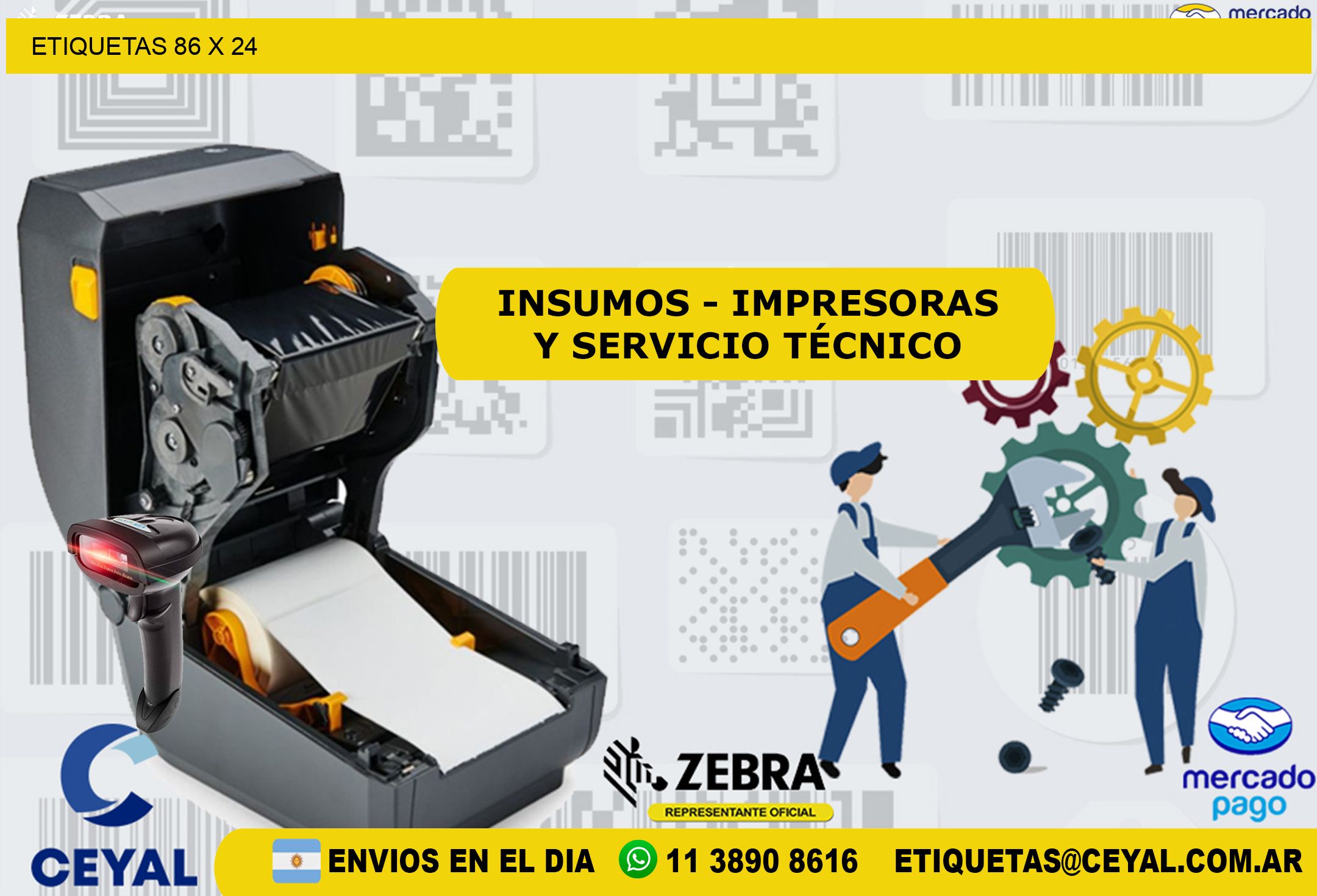 ETIQUETAS 86 x 24