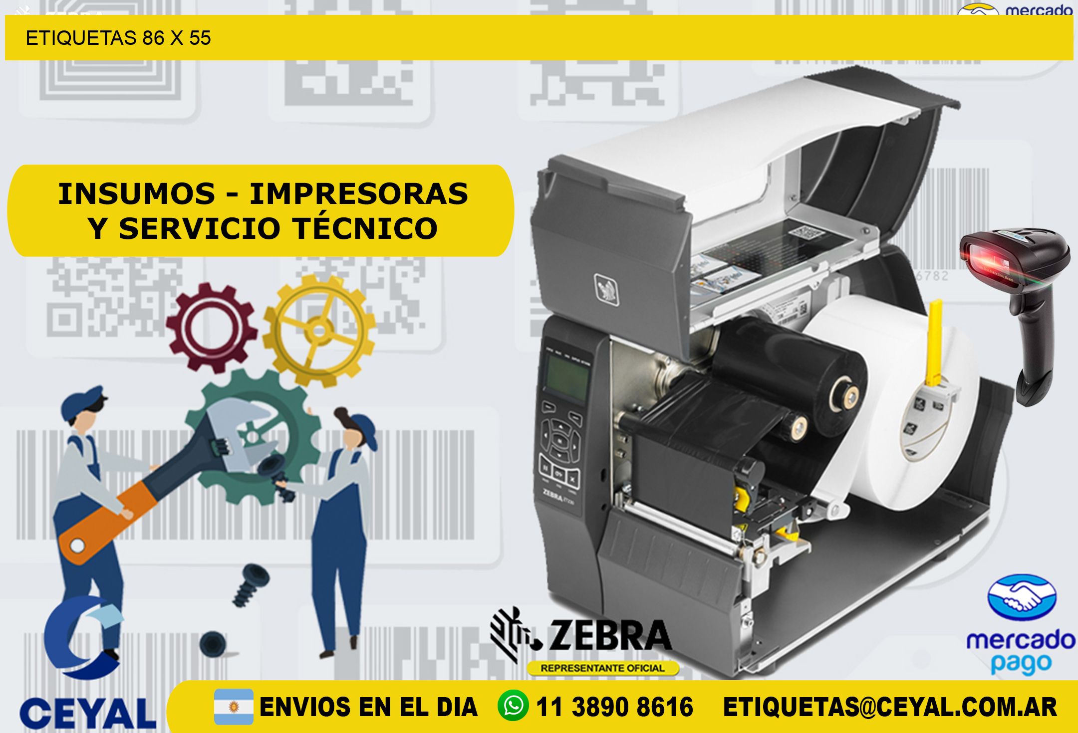 ETIQUETAS 86 x 55