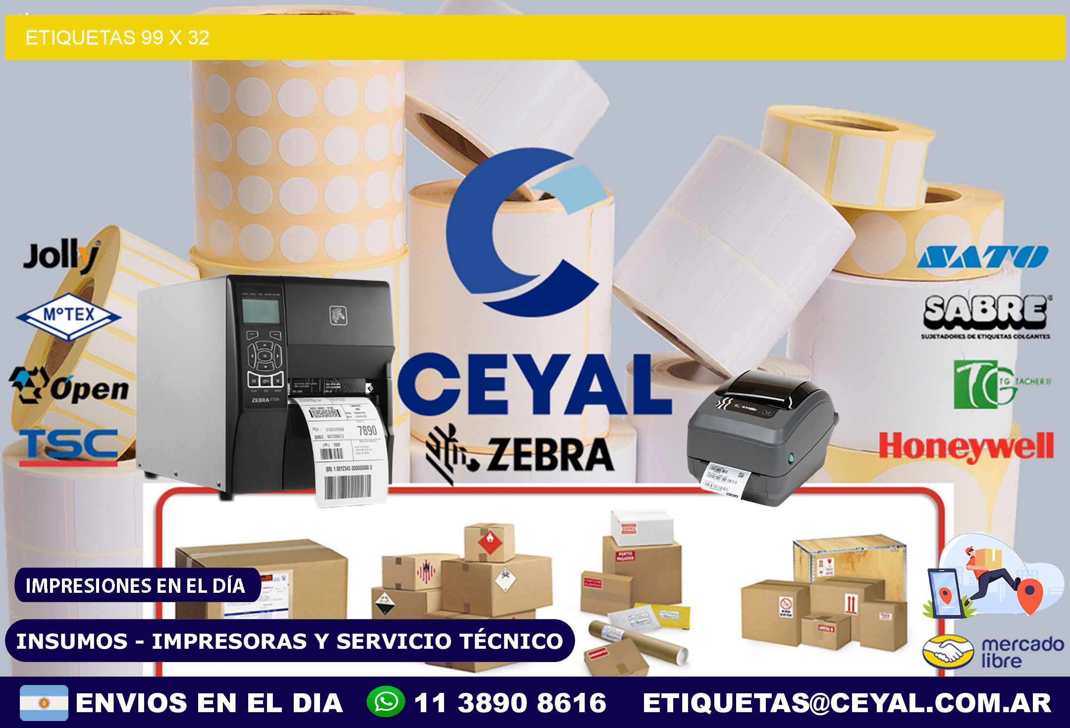 ETIQUETAS 99 x 32