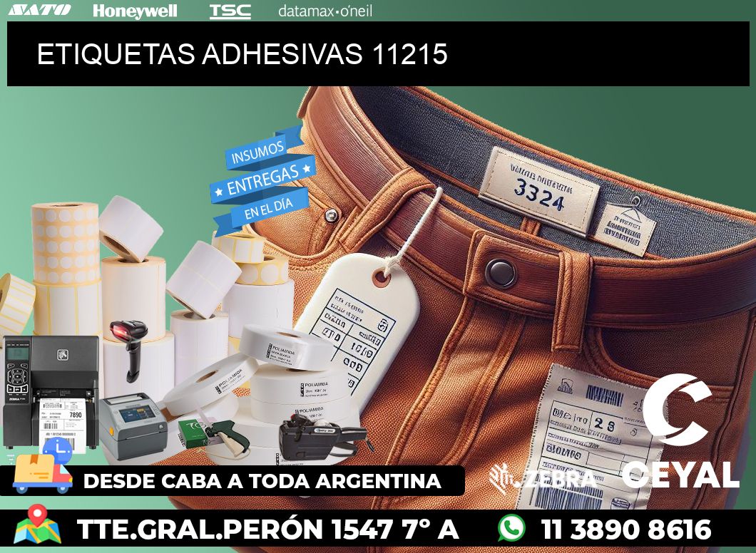 ETIQUETAS ADHESIVAS 11215
