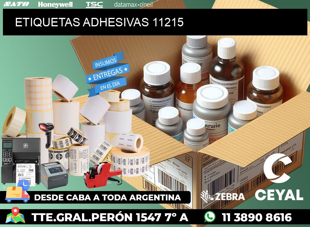 ETIQUETAS ADHESIVAS 11215